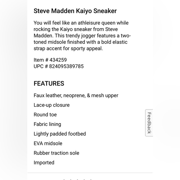 Steve Madden Kaiyo Black Camo Sneaker 9 - Picture 10 of 10